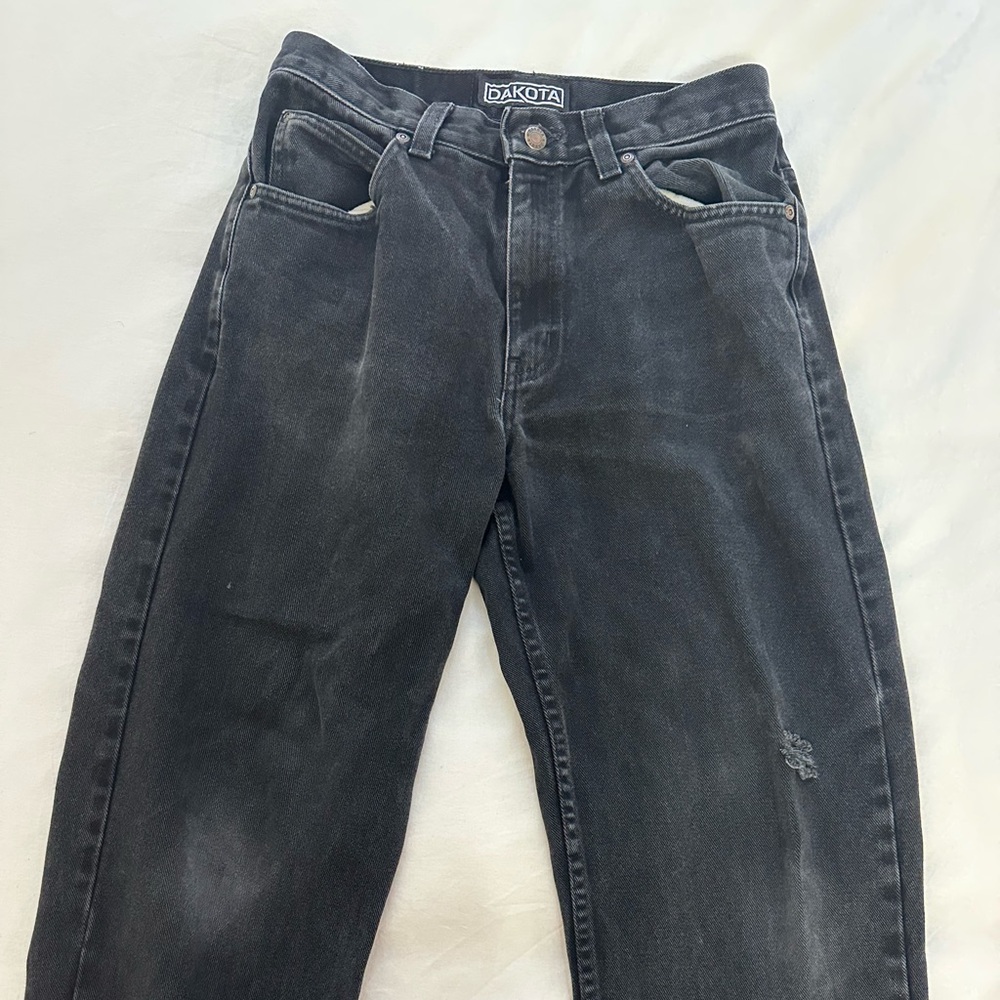 Dakota Men's Charcoal Relaxed Jeans